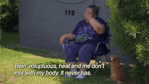 Sweating Heat Wave GIF