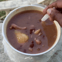Chicken Soup Eating GIF