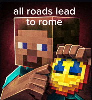 All Roads Lead To Rome Rabbit GIF