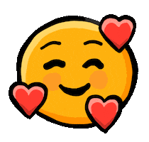 Happy I Love You Sticker by Stefanie Shank