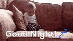 Tired Good Night GIF