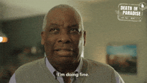 Christmas Im Fine GIF by Death In Paradise