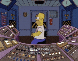 Working Homer Simpson GIF