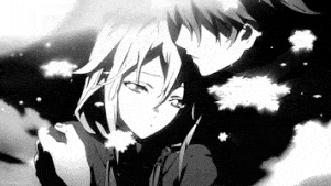 guilty crown kiss GIF