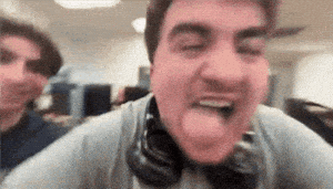 Tongue Flight GIF