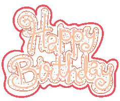 Happy Birthday Sticker