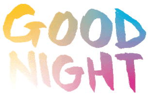 Sleepy Good Night Sticker