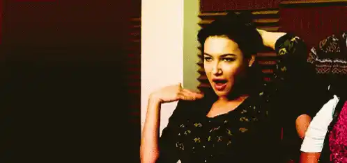 Naya Rivera's Expressive Moment in Glee