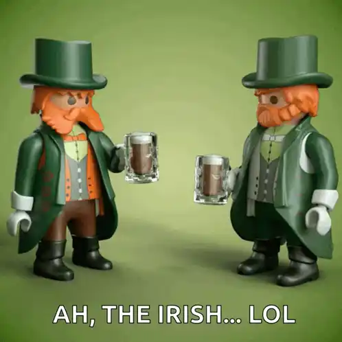 Playmobil Leprechauns: Irish Beer Toast