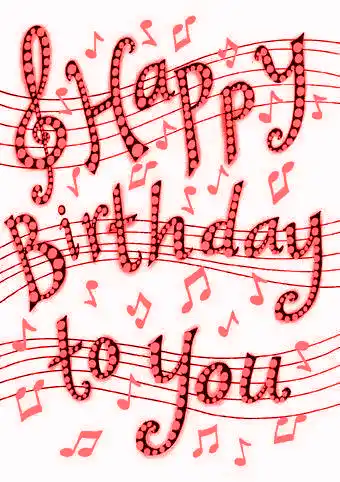 Happy Birthday to You Greeting Card with Music
