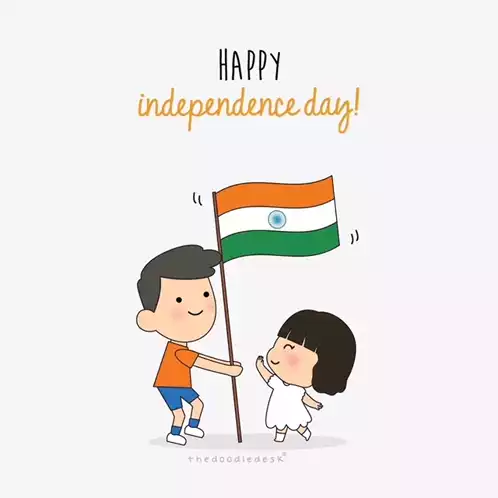 Happy Independence Day by The Doodle Desk