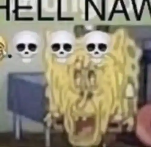 Hell Naw Spongebob