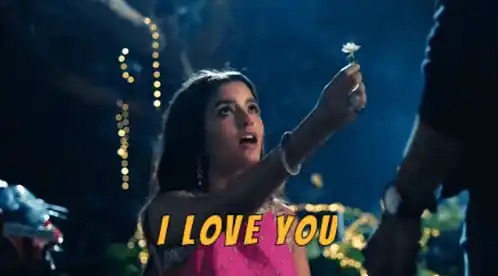 Natasha Priyanshi Yadav Proposes with Flower