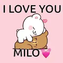 I Love You Milo - Cute Bear Hug