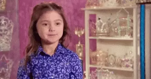 Cute Girl's Innocent Smile