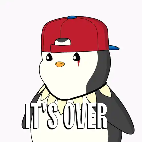 Its Over Penguin Meme