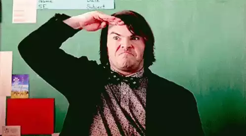 Jack Black's Funny Salute
