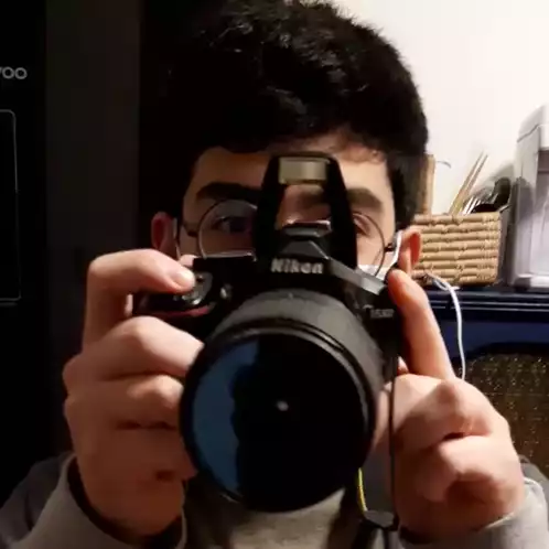 Javier Caught In 4K with Camera Flash