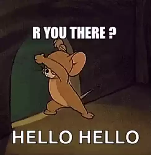 Jerry Asks 'R You There?'