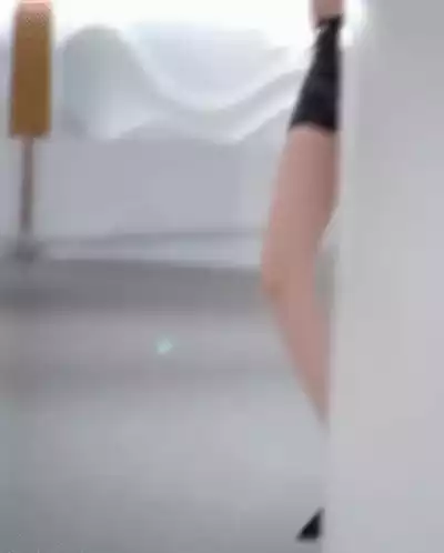 Jia Fei Posing in Black Outfit