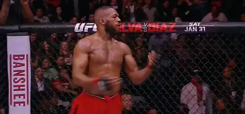 Jon Jones in the UFC Octagon