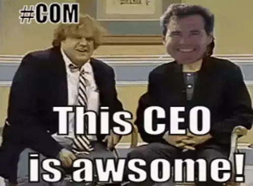 Chris Farley: This CEO is Awesome Meme