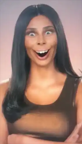 Kim Kardashian Funny Face Filter