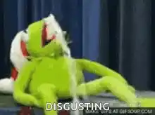 Kermit the Frog Foaming and Vomiting