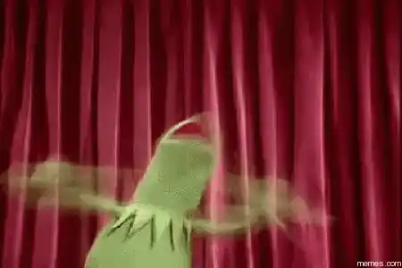 Kermit Freaking Out