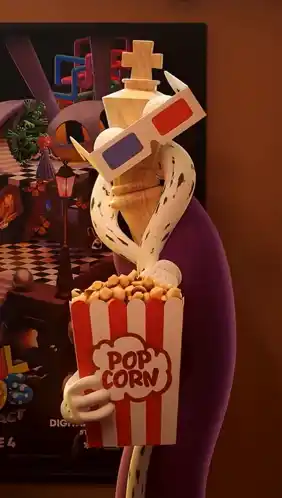 Kinger Tadc Eating Popcorn