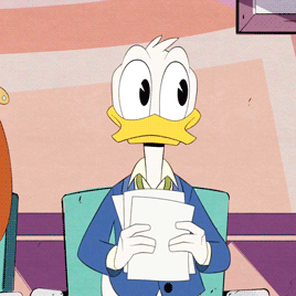 Donald Duck's Expressive Reactions