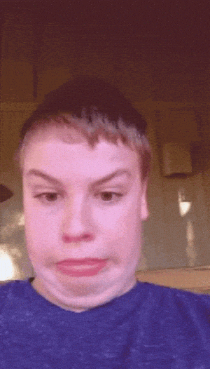 Jacob Kauffman Making a Funny Face
