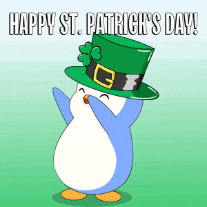 Happy St. Patrick's Day Penguin