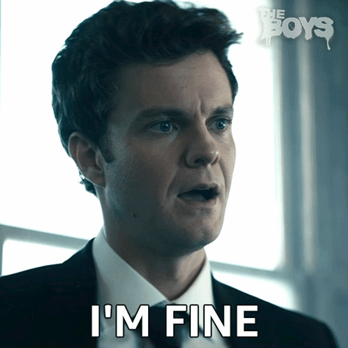 Hughie Campbell Says 'I'M FINE' in The Boys