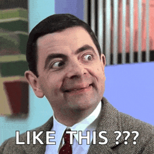 Mr Bean (Rowan Atkinson) Funny Face: LIKE THIS ???
