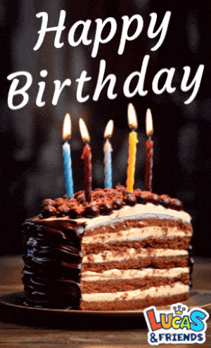 Happy Birthday Cake with Lucas & Friends