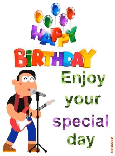 Happy Birthday Animated Greeting Card