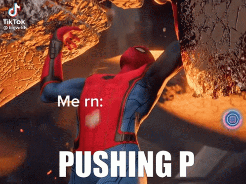 Spiderman Pushing P Meme