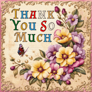 Animated Thank You So Much Card