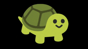 Cute Cartoon Turtle Wiggle Dance