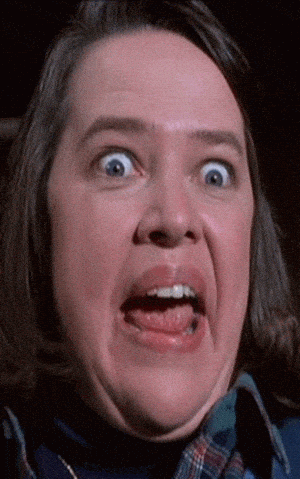 Woman making funny face