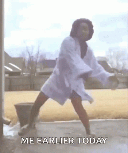 Slippery Dance in a Robe