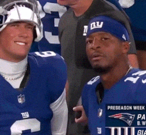 Jameis Winston's Funny Face with New York Giants