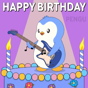 Happy Birthday Pengu: Penguin Plays Guitar