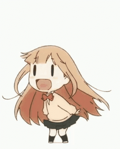 Buenos Dias: Happy Chibi Girl Dancing