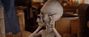 Paul the Alien Makes a Funny Face