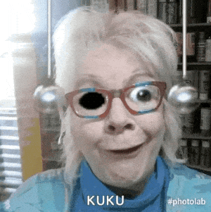 Crazy Cuckoo Woman with Funny Face