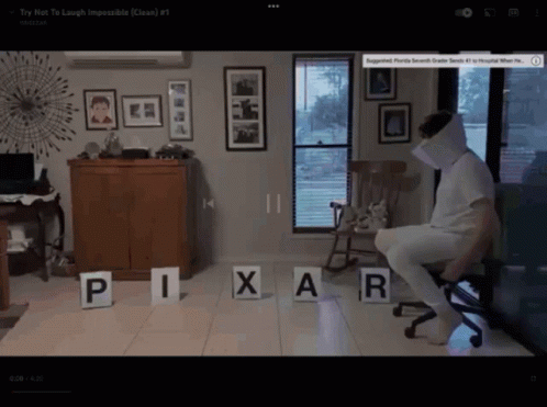 Funny Pixar Lamp Intro Parody
