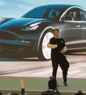 Elon Musk's Tesla Dad Dance
