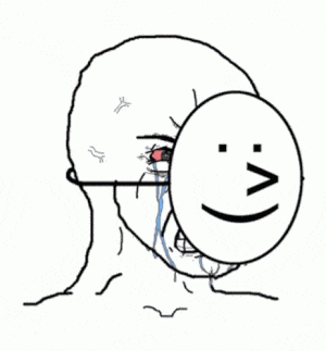 Crying Happy Meme